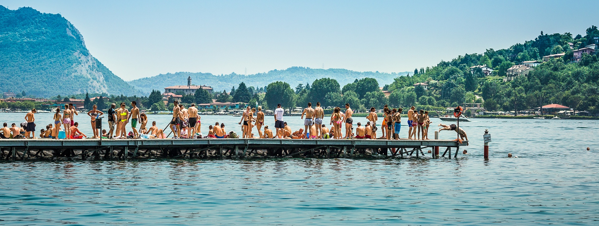 La Bergamasca in un tuffo