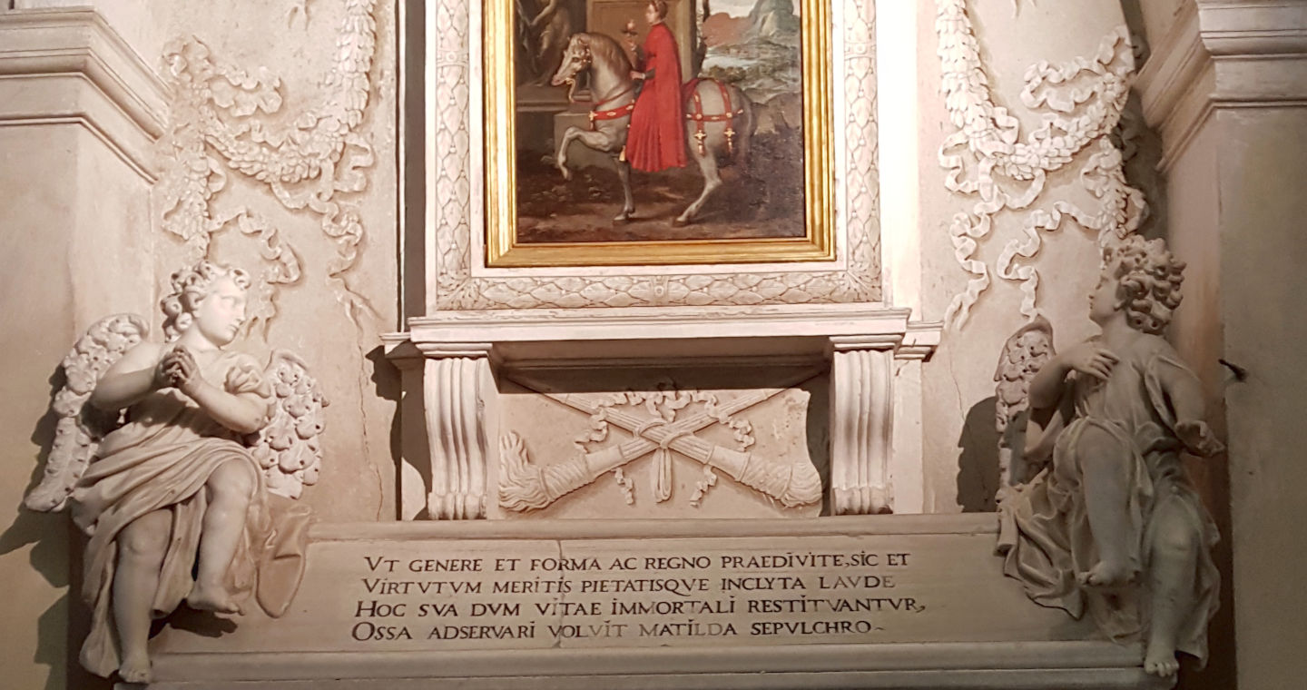 Le contesse al Polirone - Tomba di Matilde - San Benedetto Po