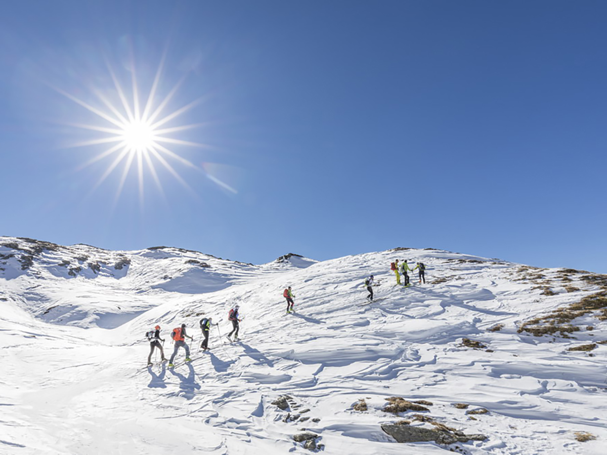 Tartano valleys grand tour with cli skis