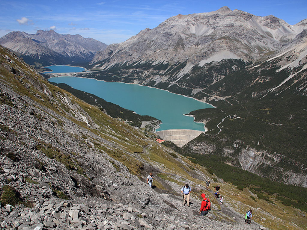 In the Alpisella Valley where the Adda River has its source.