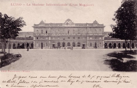 Foto d'epoca stazione Luino