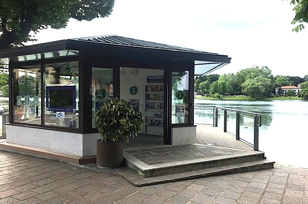 Posizione dell'Infopoint sul fiume Ticino
