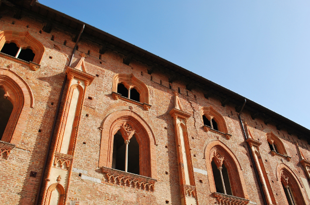Château de la famille Sforza, à Vigevano