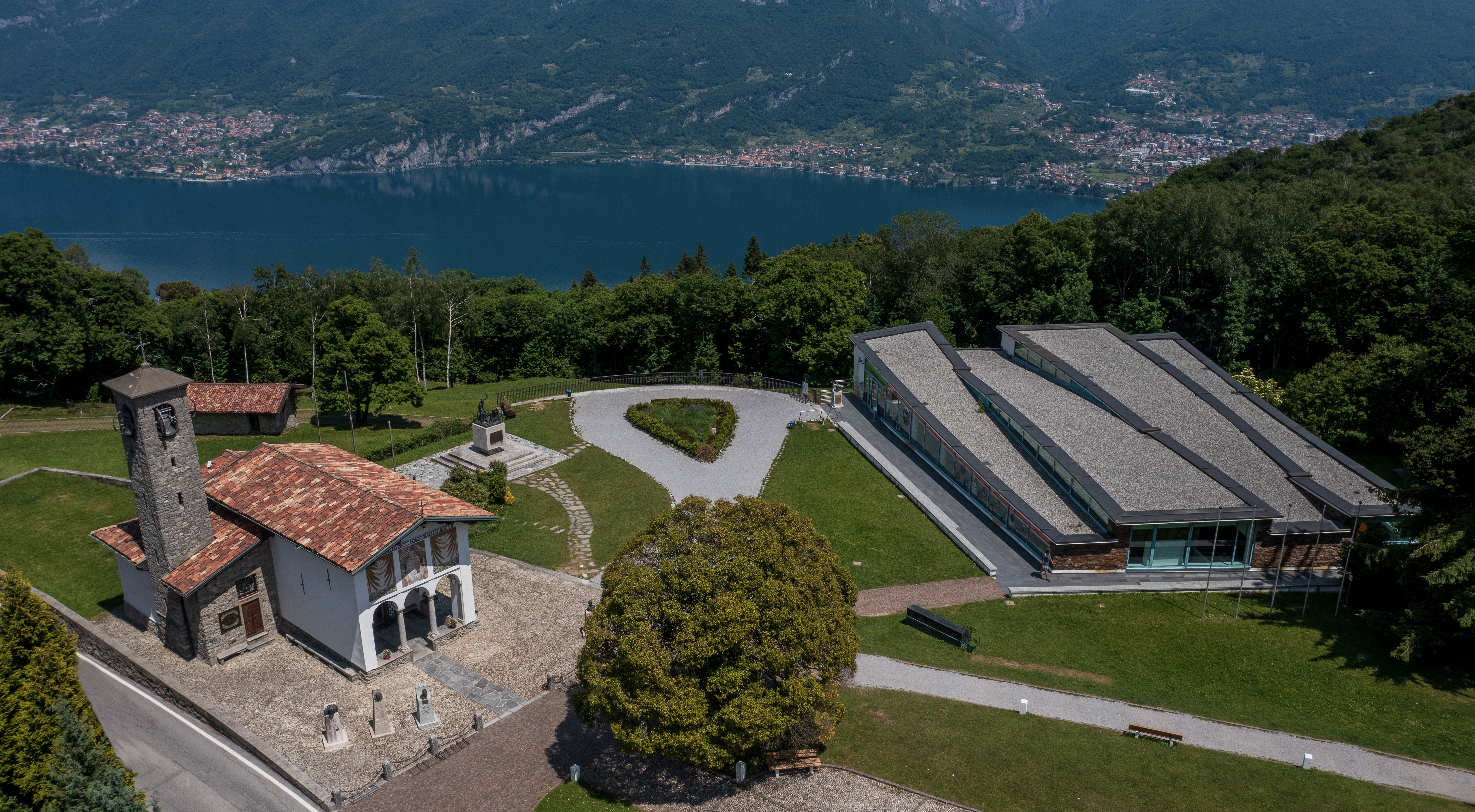 Foto aerea Ghisallo