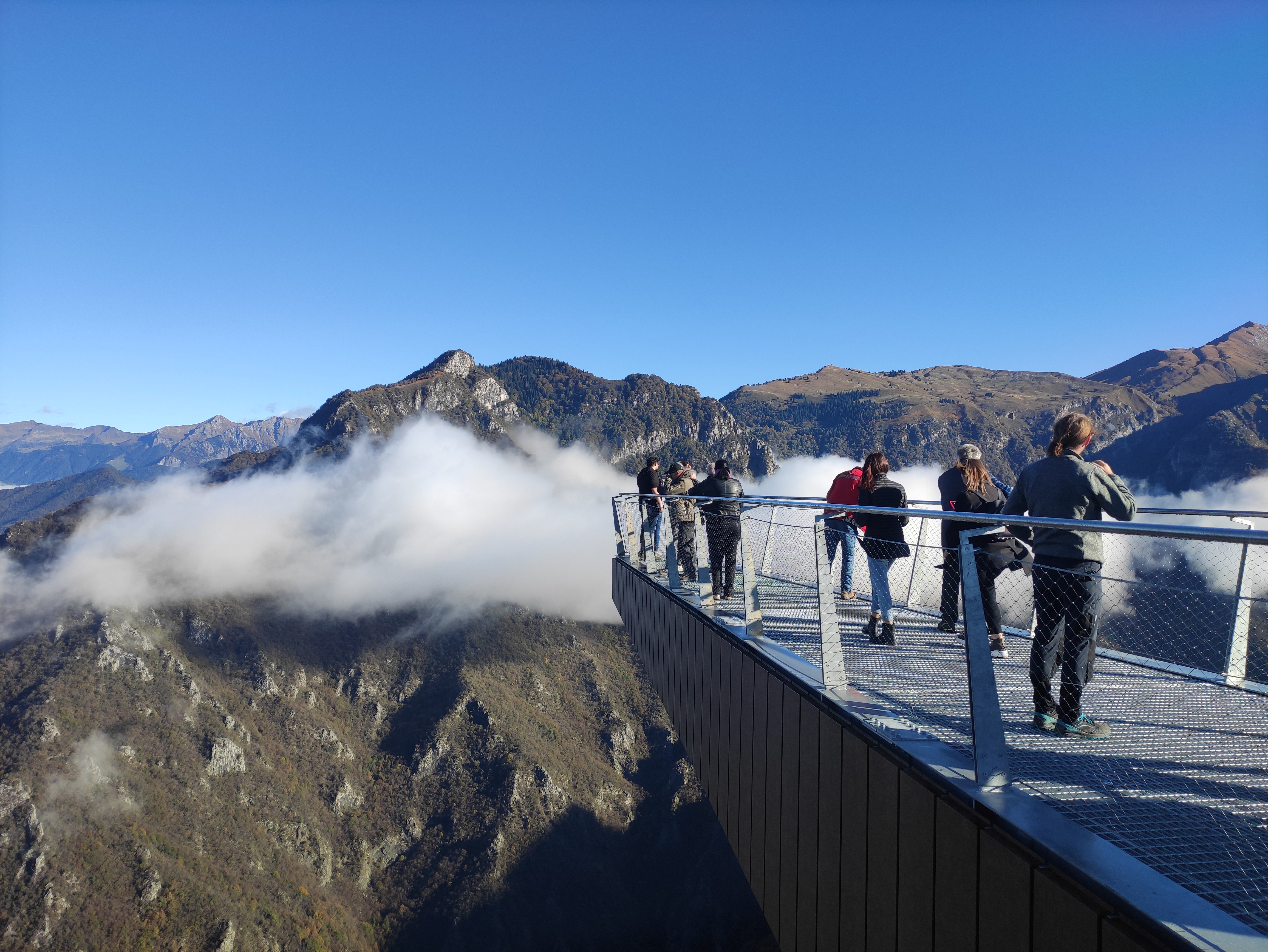 Il terrazzo panoramico del Becco