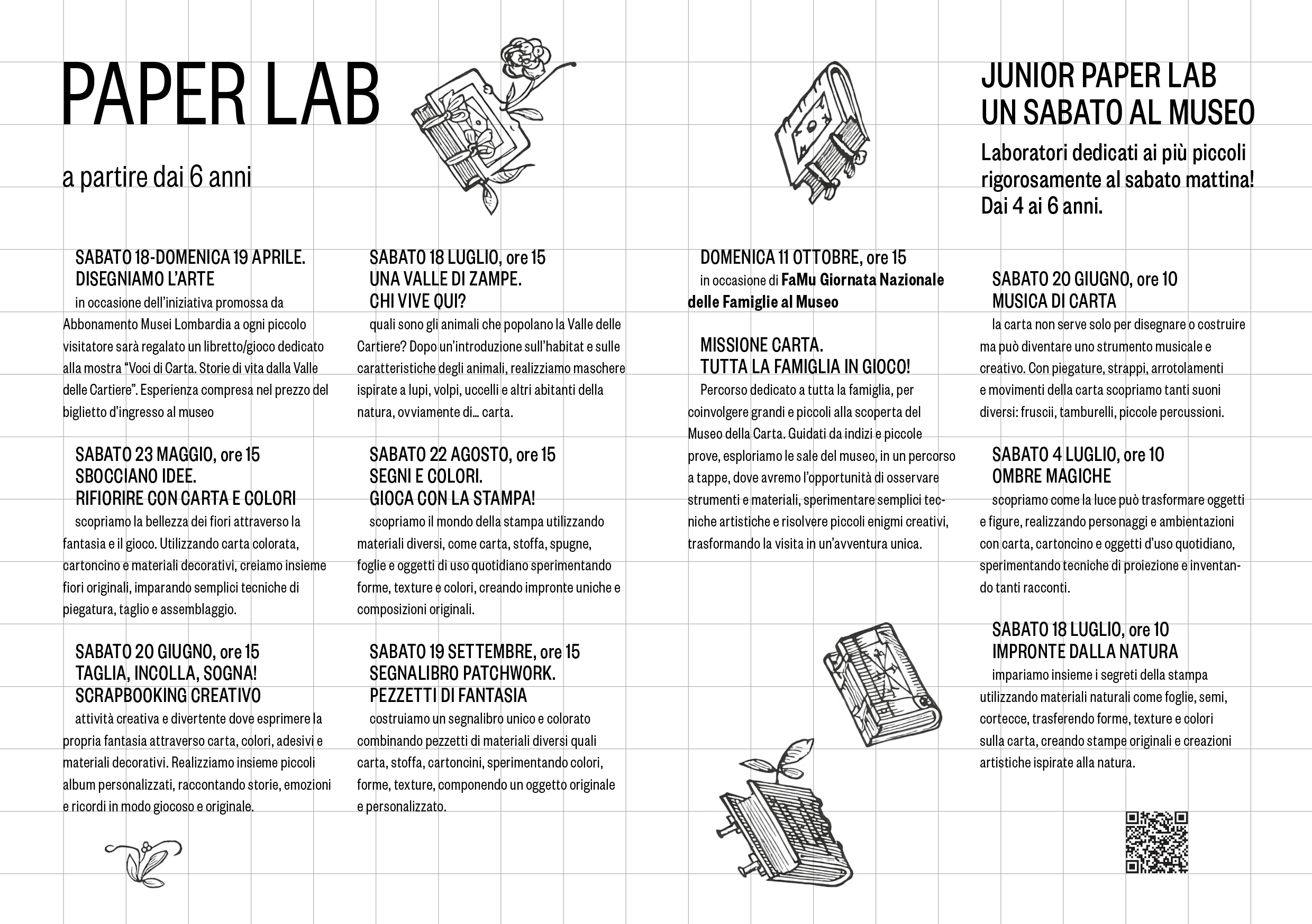 Paper lab. Un sabato al museo