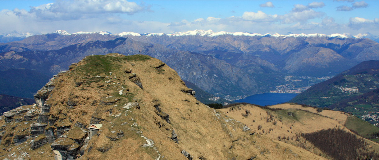 Following the trenches on Monte Generoso