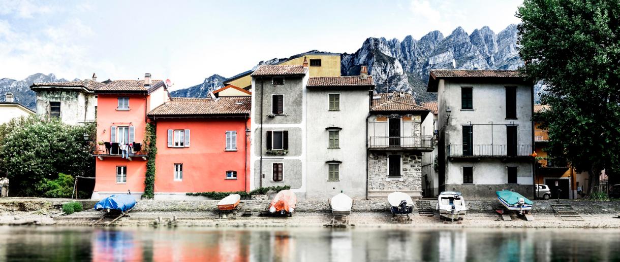 Pescarenico district of Lecco