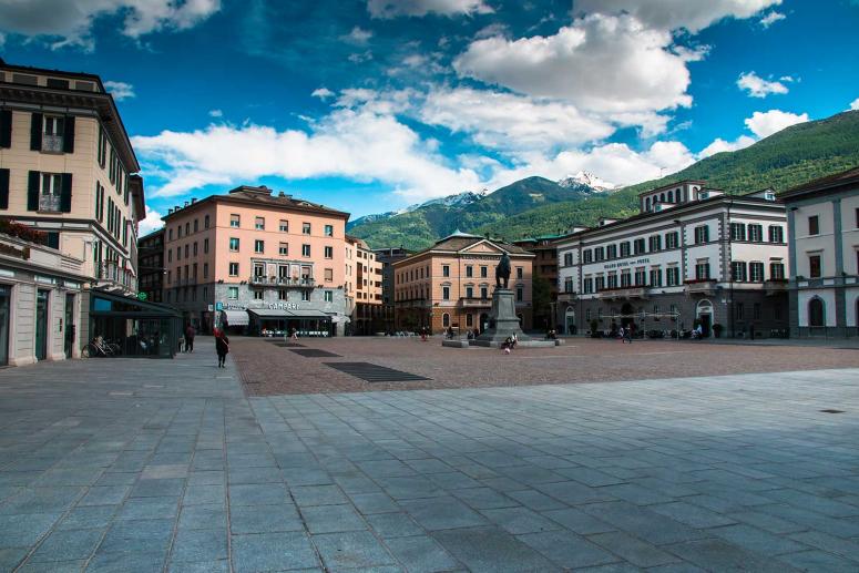 Piazza Garibaldi in Sondrio