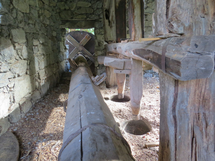 Mill and mortar in "Cà dell'Albert"