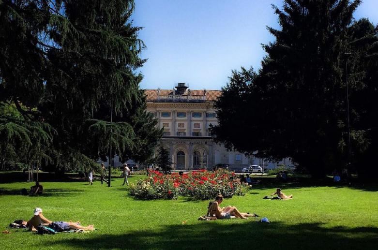 Giardini Indro Montanelli, Giardini Milano