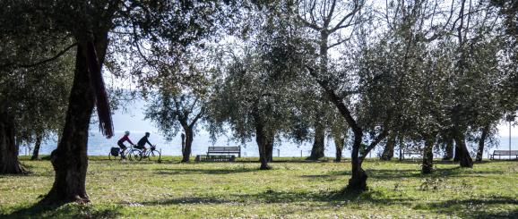 Der Gardasee und die Achse des Chiese