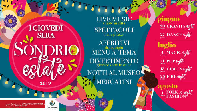 Sondrio è estate - Pop night Sondrio è estate - Pop night