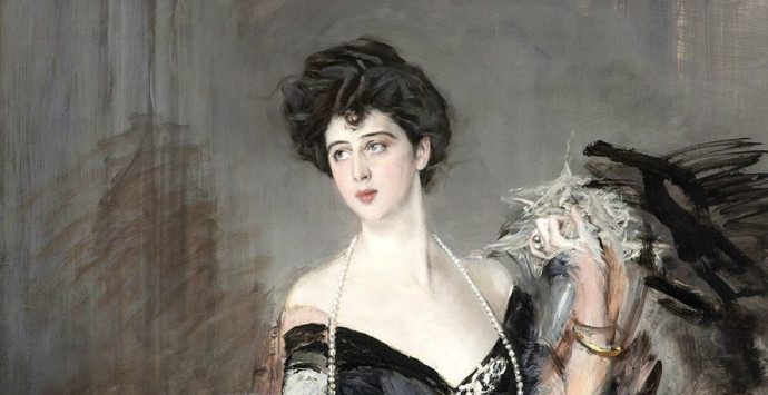 Ritratto di donna Franca Florio - Giovanni Boldini (1924) Donne e arte: da Tiziano a Boldini