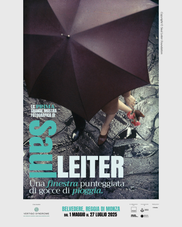 SAUL LEITER - UNA FINESTRA PUNTEGGIATA DI GOCCE DI PIOGGIA Saul Leiter
