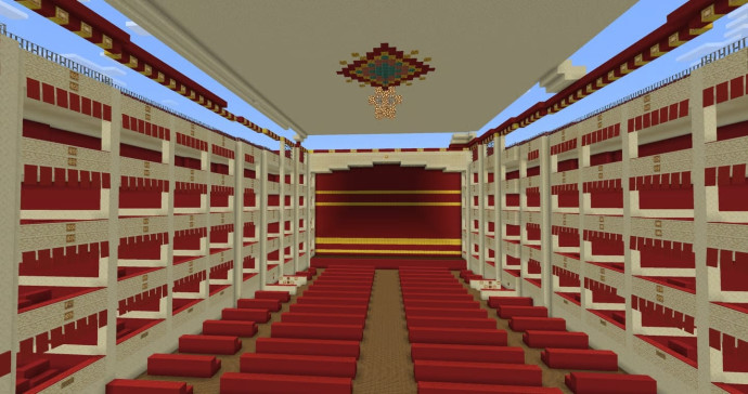 IL TEATRO PONCHIELLI DI CREMONA IN MINECRAFT