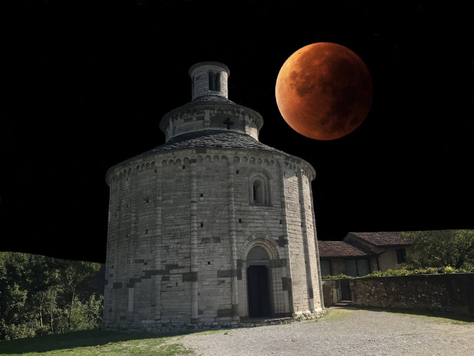 L'Eclissi di luna a San Tomè