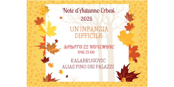 Un'Infanzia Difficile Kalabrugovic alias Pino dei Palazzi 