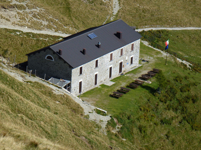 Al Rifugo San Jorio dalla Bocchetta di Germasino