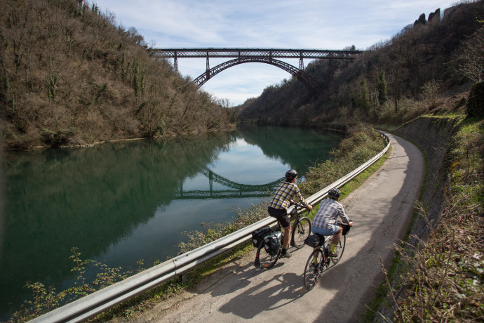 Ciclabile fiume Adda