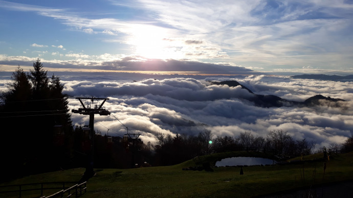 Al Rifugio Monte Poieto, tra due valli 