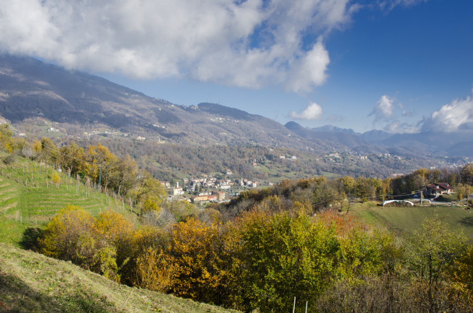 La Valle San Martino dai colli di Palazzago
