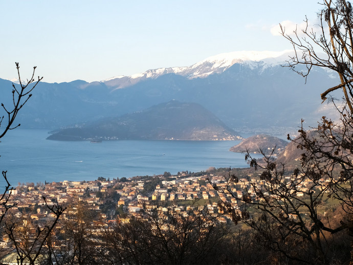 Il miglior panorama sul Lago d’Iseo