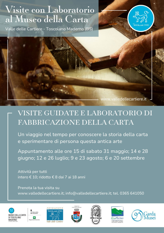 TOUR AND WORKSHOP OF HANDMADE PAPER AT THE PAPER MUSEUM