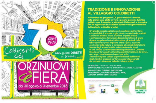 COLgustoDIRETTI A Brescia – Orzi nuovi c'è fiera COLgustoDIRETTI A Brescia – Orzi nuovi c'è fiera