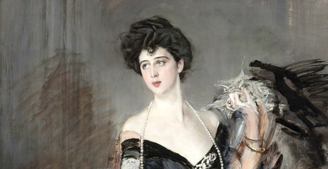 Ritratto di donna Franca Florio - Giovanni Boldini (1924) Donne e arte: da Tiziano a Boldini
