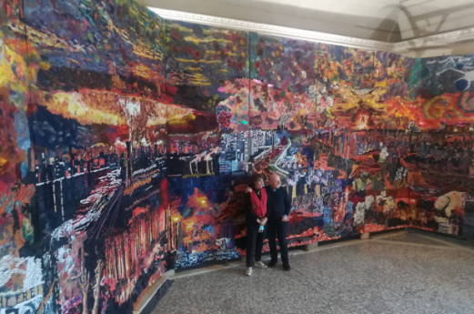 L’Inferno di Dante a Velate con la fiber art dei Damss L’Inferno di Dante a Velate con la fiber art dei Damss