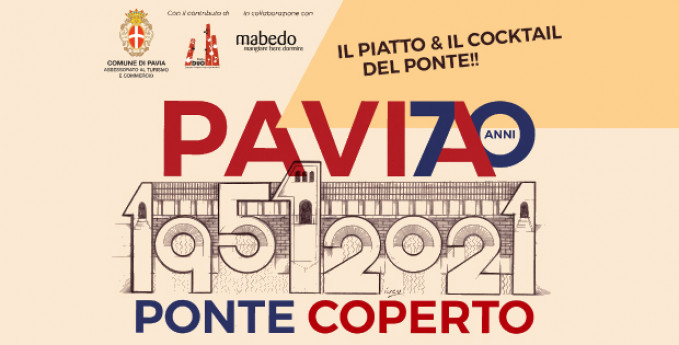 Il piatto e il cocktail del Ponte, cerca la vetrofania celebrativa Il piatto e il cocktail del Ponte, cerca la vetrofania celebrativa