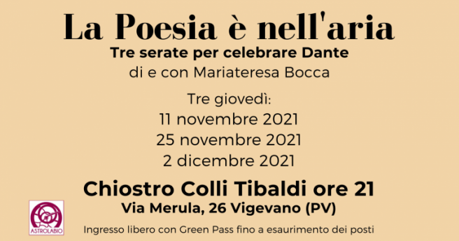 LA POESIA È NELL’ARIA LA POESIA È NELL’ARIA