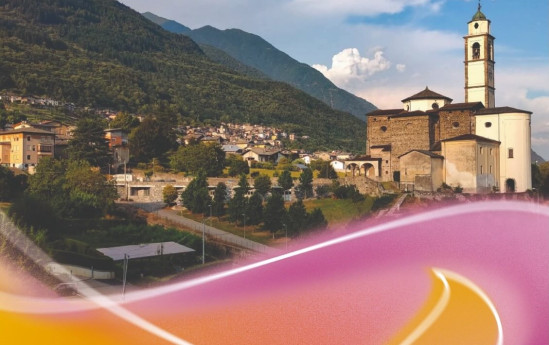La Fiamma Olimpica a Berbenno di Valtellina