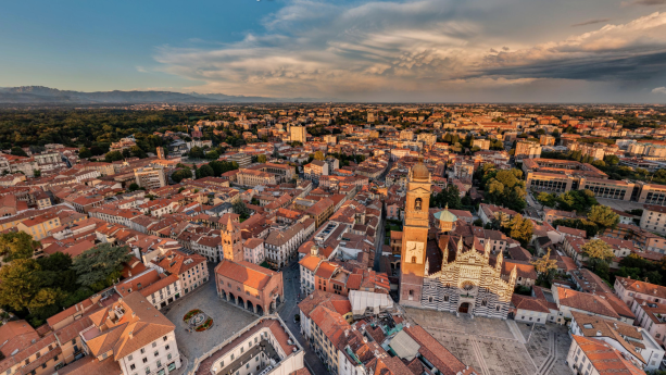 Veduta aerea del centro storico