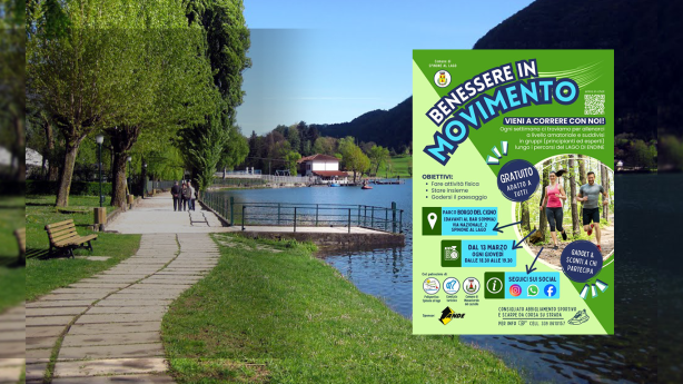spinone al lago + locandina evento