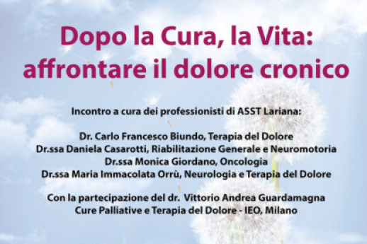Dopo la cura, la vita: affrontare il dolore cronico