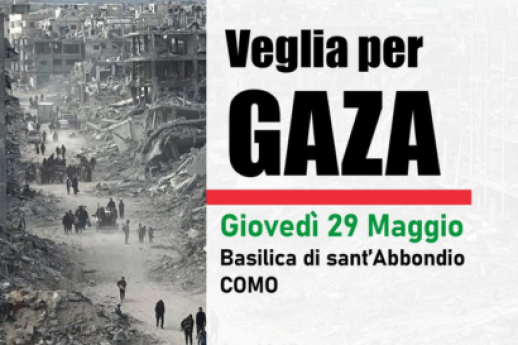 Veglia per Gaza Veglia per Gaza
