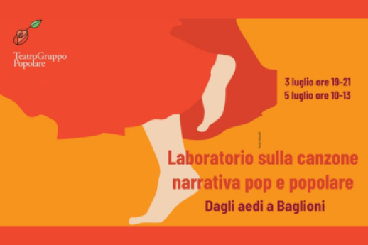 Laboratorio sulla canzone narrativa pop e popolare Laboratorio sulla canzone narrativa pop e popolare