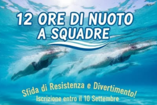 12 ore di nuoto a squadre