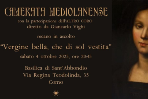 Vergine bella, che di sol vestita