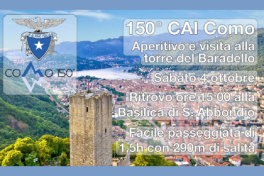Aperitivo e visita alla torre del Baradello Aperitivo e visita alla torre del Baradello