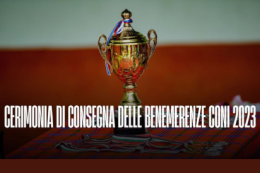 Cerimonia di consegna delle benemerenze Coni 2023 
