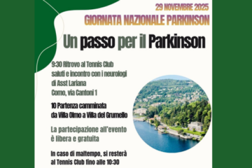 Un passo per il Parkinson