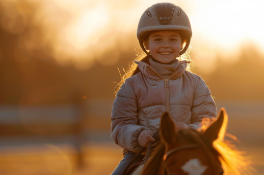 Passeggiate a cavallo per bambini
