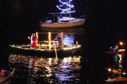Fiaccolata dai monti al lago