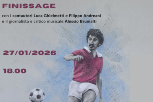 Finissage mostra Gigi Meroni. Il calciatore artista 