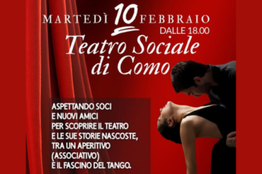 Tour guidato al Teatro Sociale e aperitivo associativo