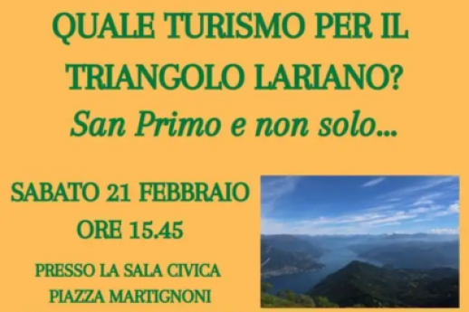 Quale turismo per il Triangolo lariano? 
