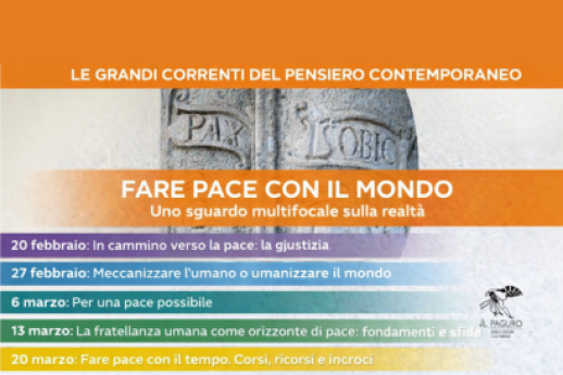 Fare pace con il mondo. Uno sguardo multifocale sulla realtà